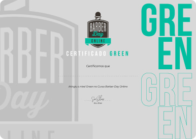 certificado barber day online